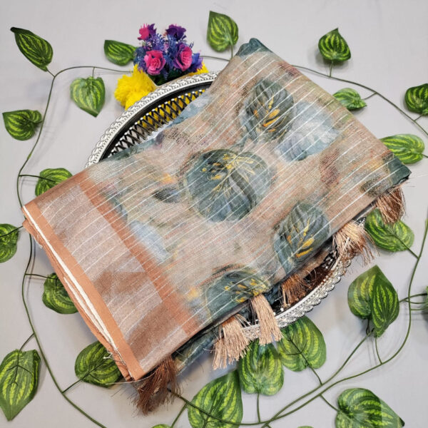 Linen Saree