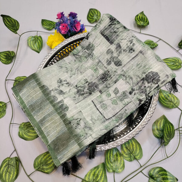 Linen Saree