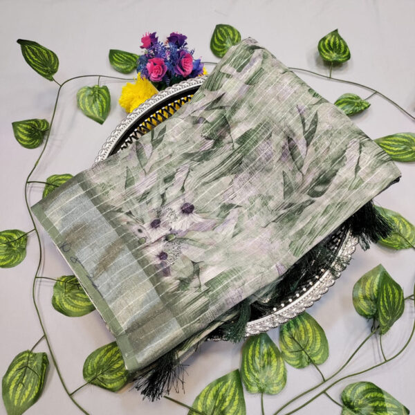 Linen Saree
