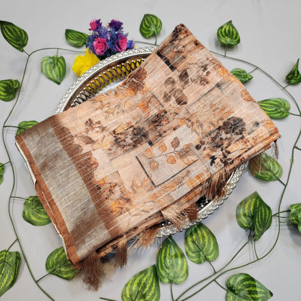 Linen Saree