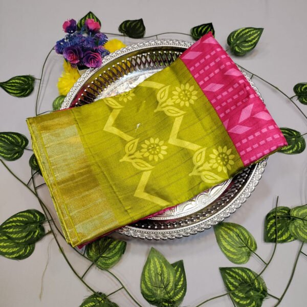Flower Cotton Saree