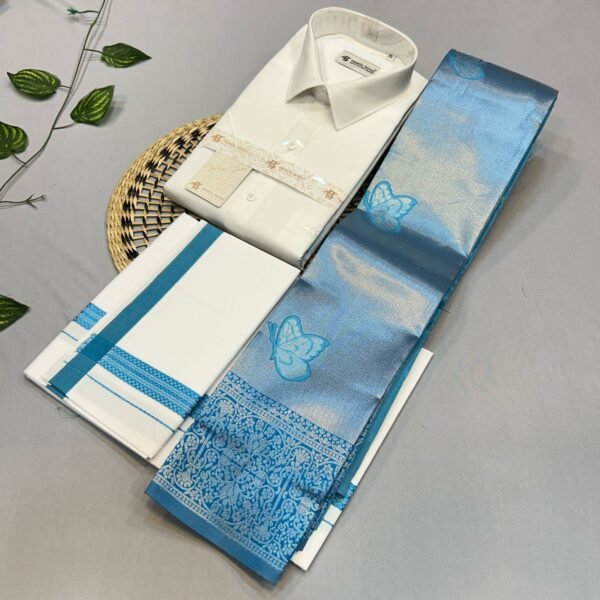 White Shirts,Dhoti(4-Mulam)&Saree