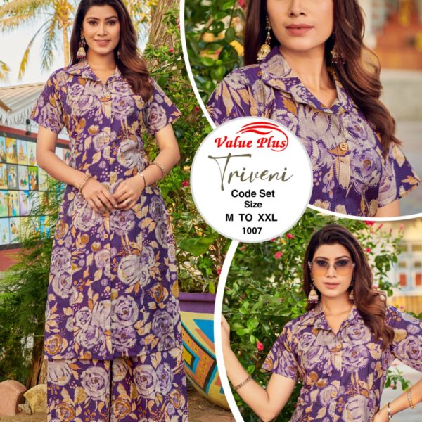 Triveni Co (or) Set Cotton Kurtis