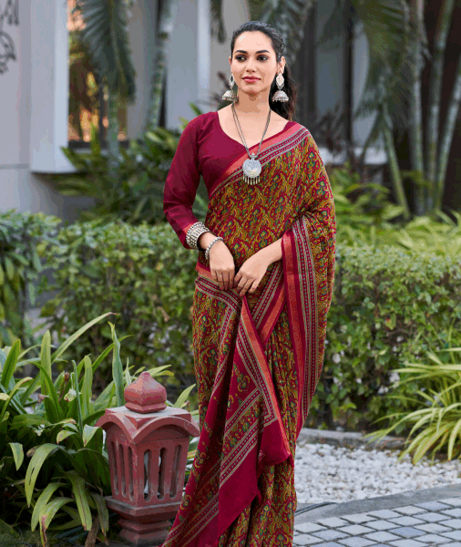 Malai Cotton Saree
