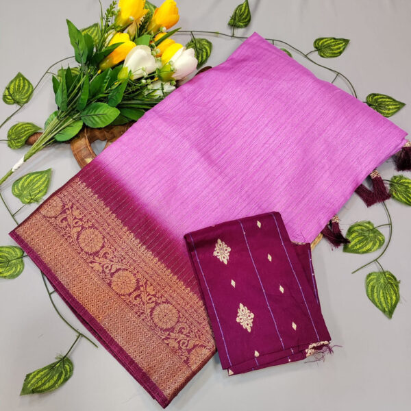 Mysore Plain Crepe Silk Saree